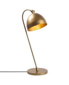Lampe de table Acuka dorée - 18x26x54 cm